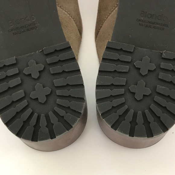 BLONDO Sienna Leather Mule Water Resistance Slip On Shoe Loafer Women’s Size 9 - Picture 16 of 16